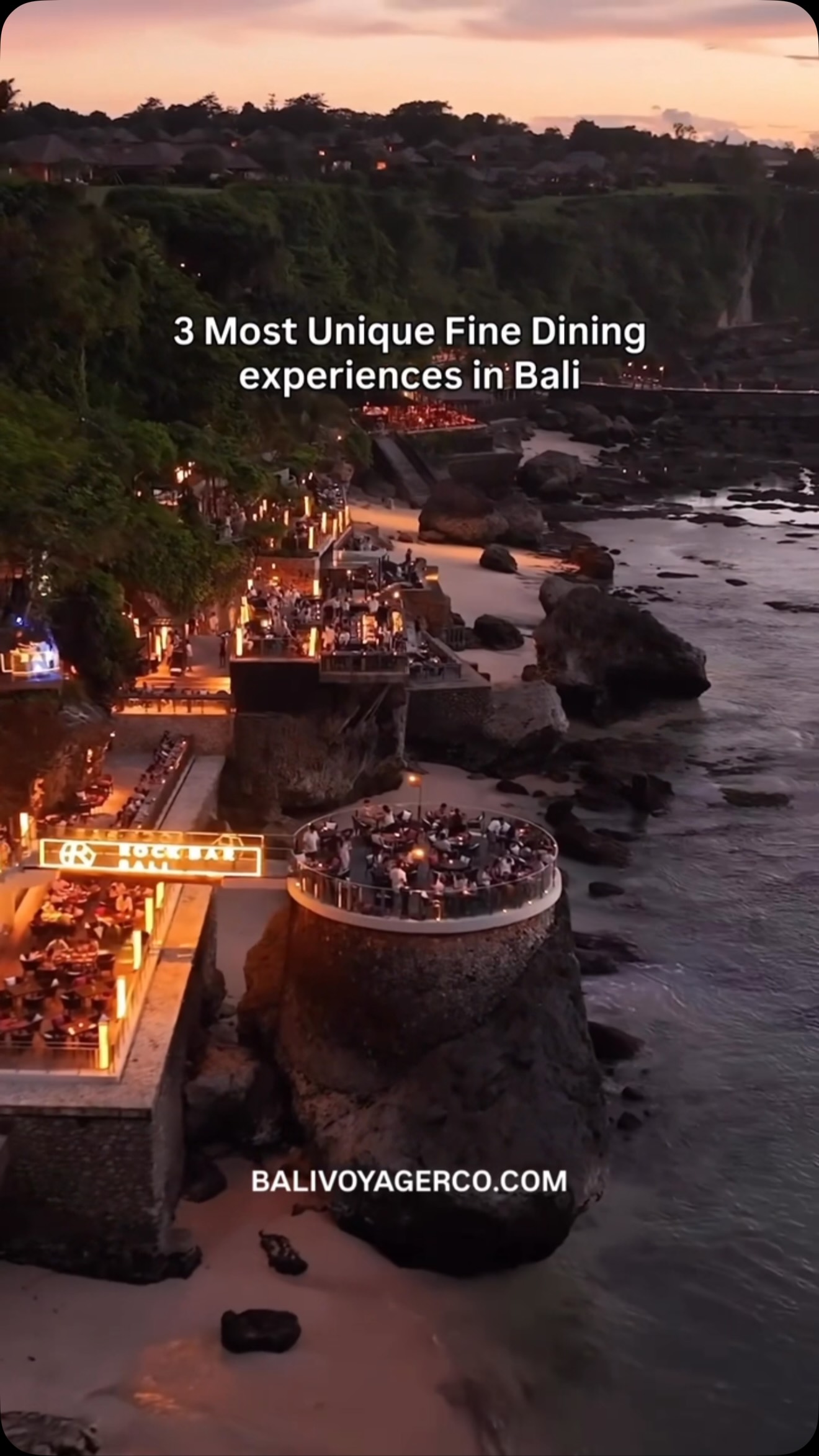 Bali Voyagerco | Tours & Activities, The cave by Chef Ryan Clift at The edge