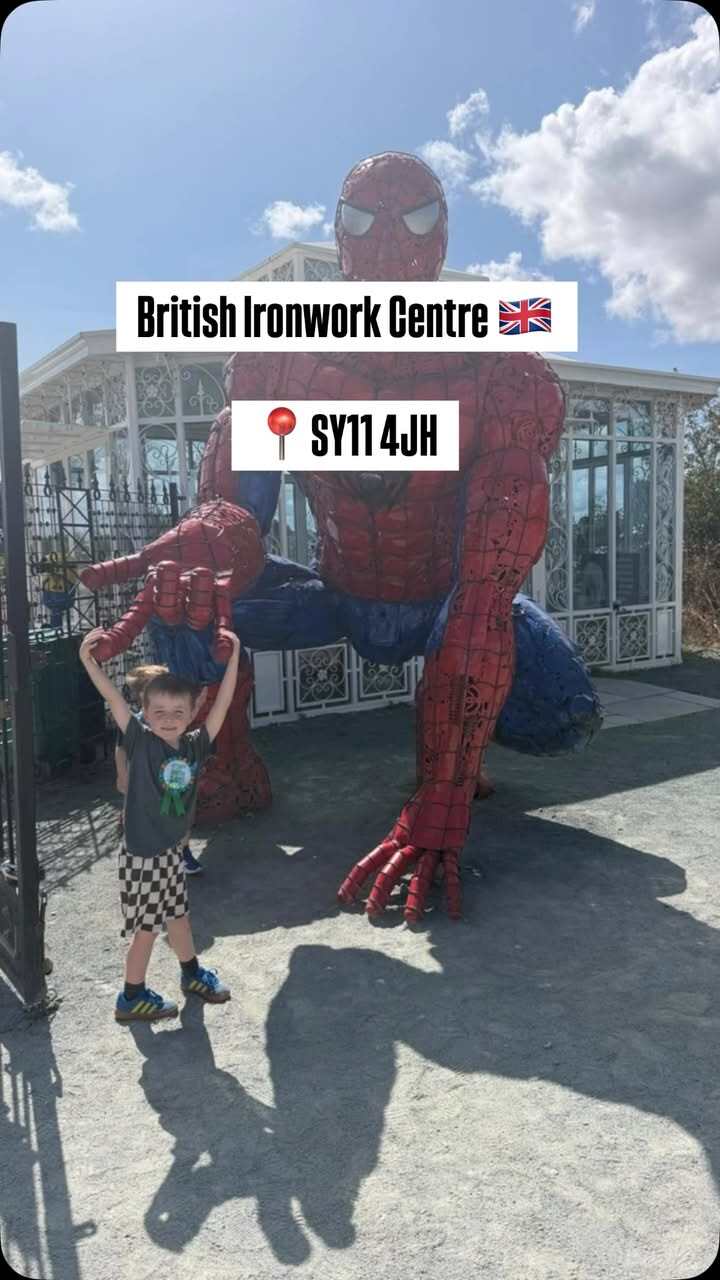 Lauren, Oliver and Connor, British Ironwork Centre