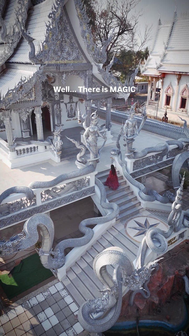 Laya      Unseen Thailand and Vietnam, Wat Rong Suea Ten (Blue Temple)